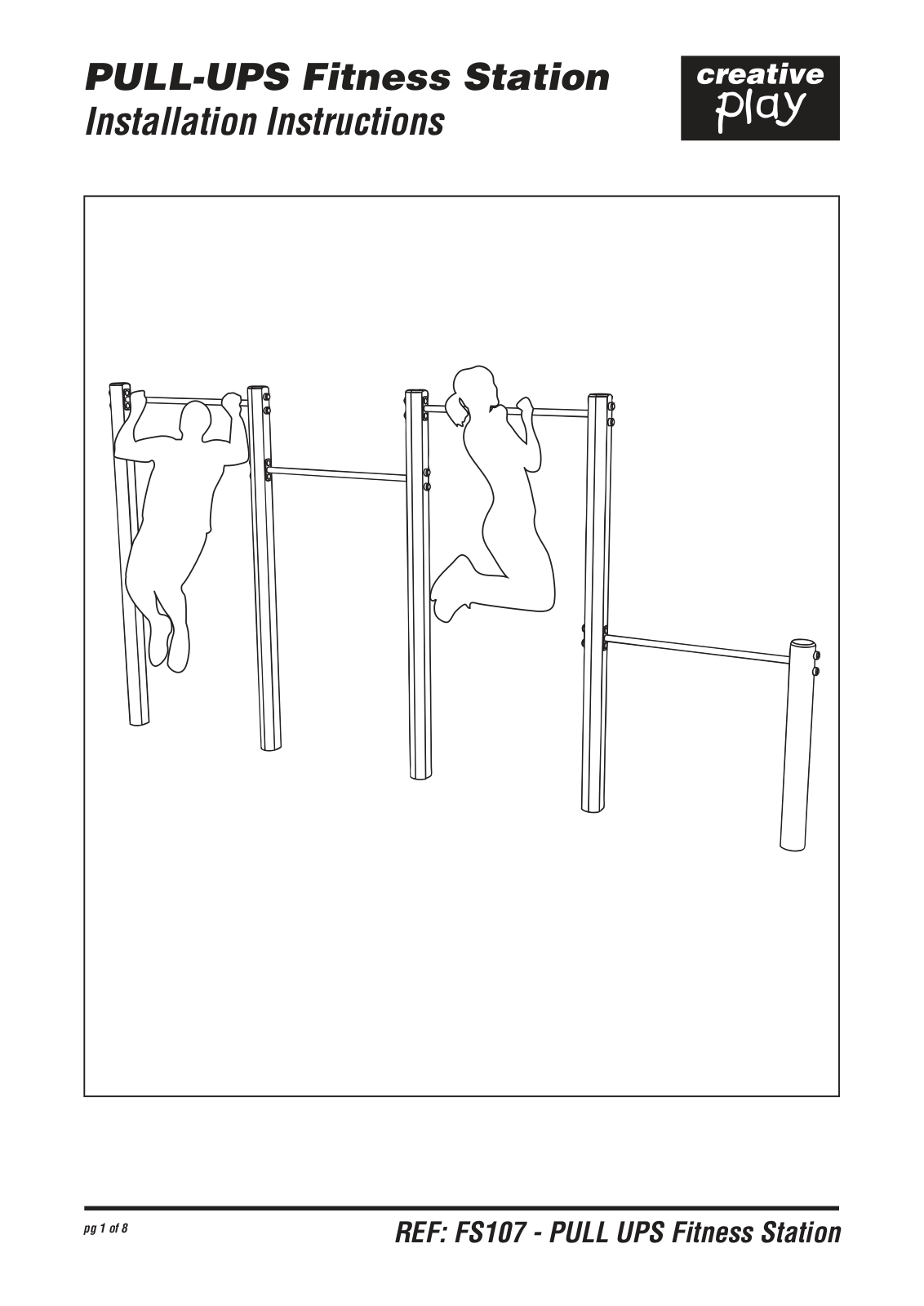 Creative Play PULL-UPS Installation Instructions Manual