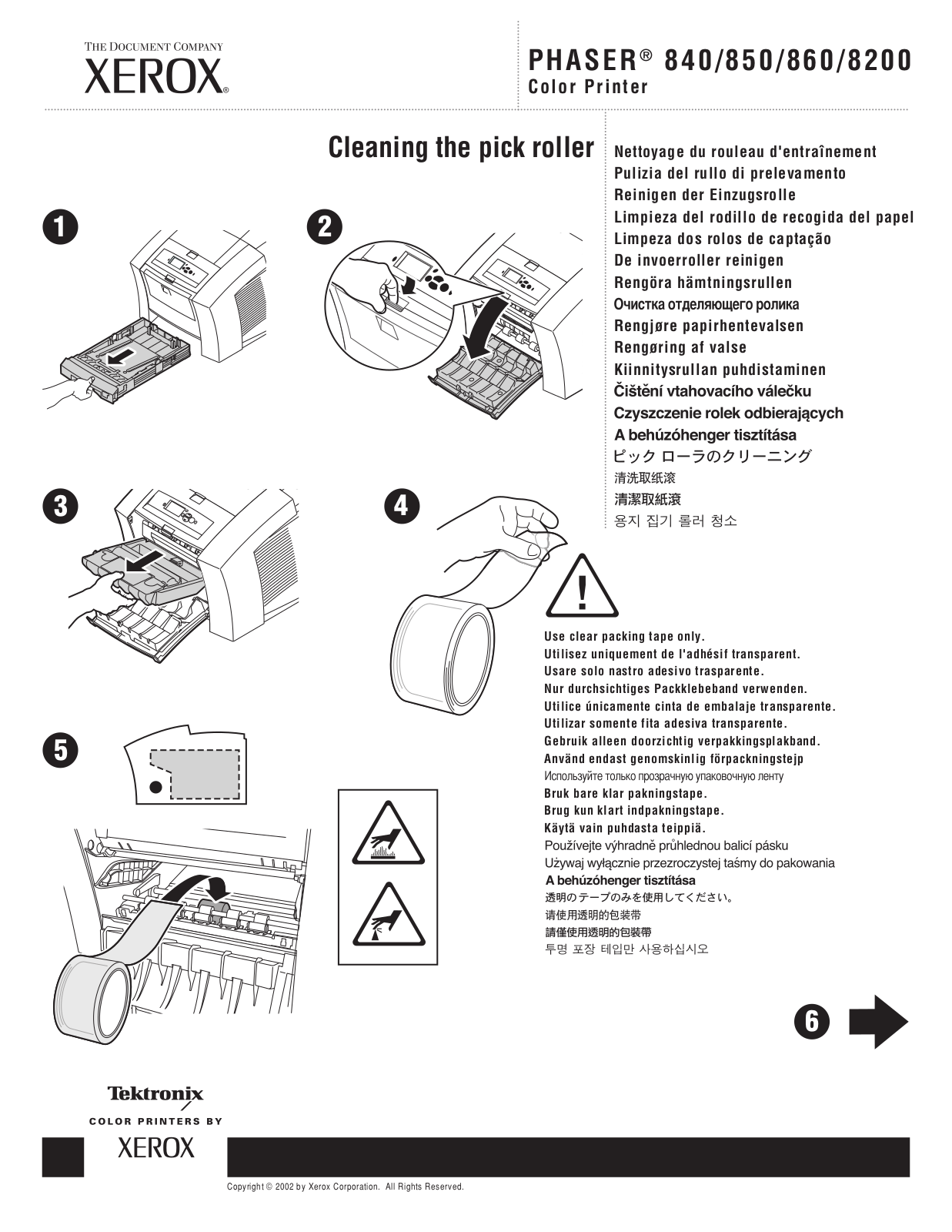 Xerox 8500DN, 860-B User Manual