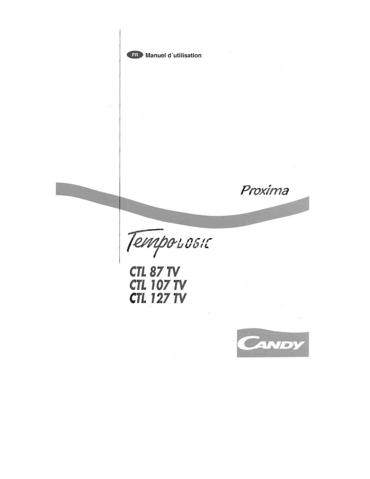 CANDY CTL107TV, CTL127TV, CTL87TV User Manual