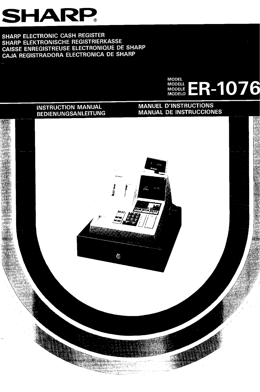 Sharp ER-1076 Operation Manual