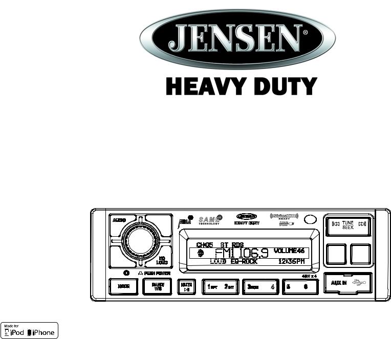 Jensen JHD1630 User Manual