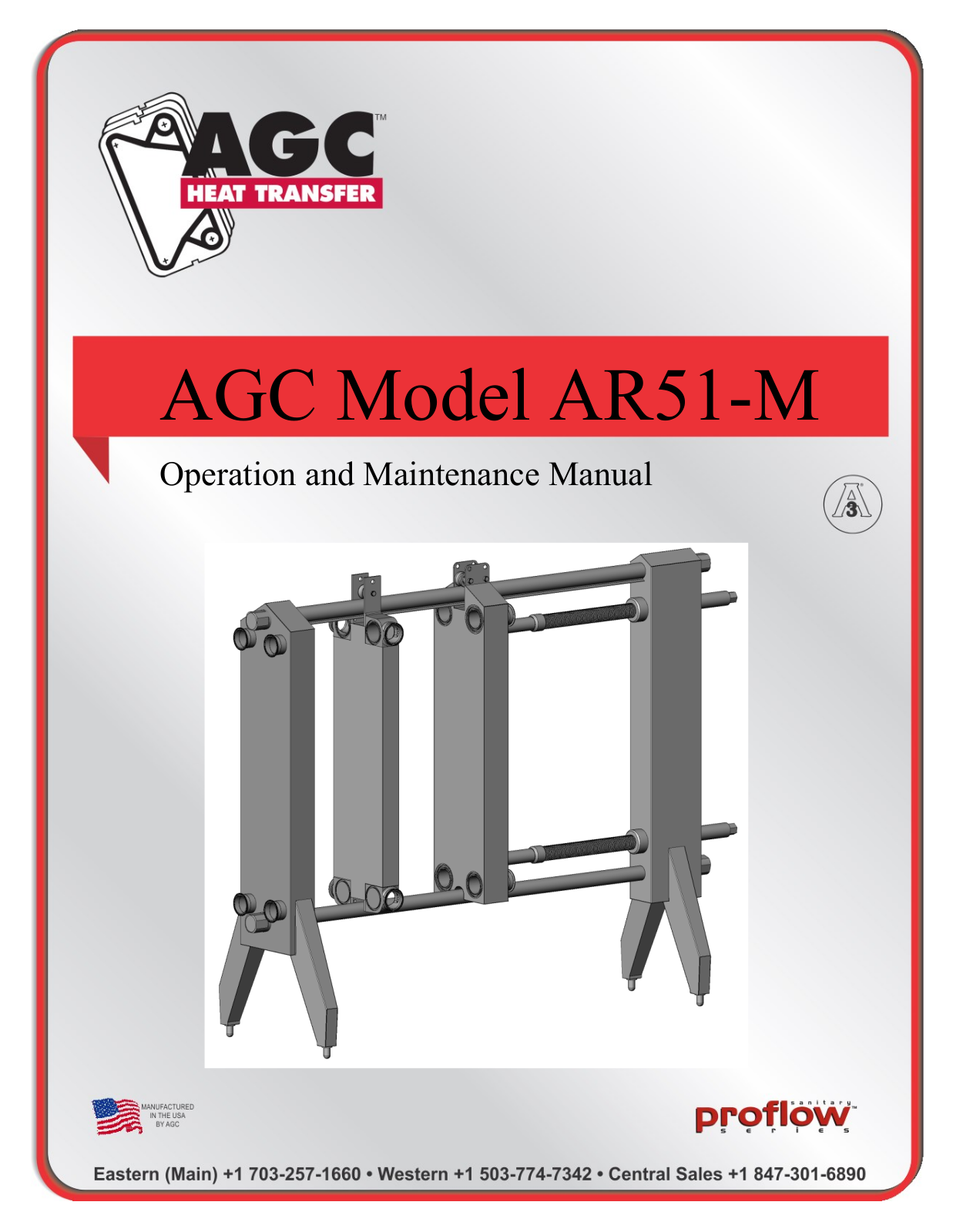 AGC AR51-M Operation and Maintenance Manual