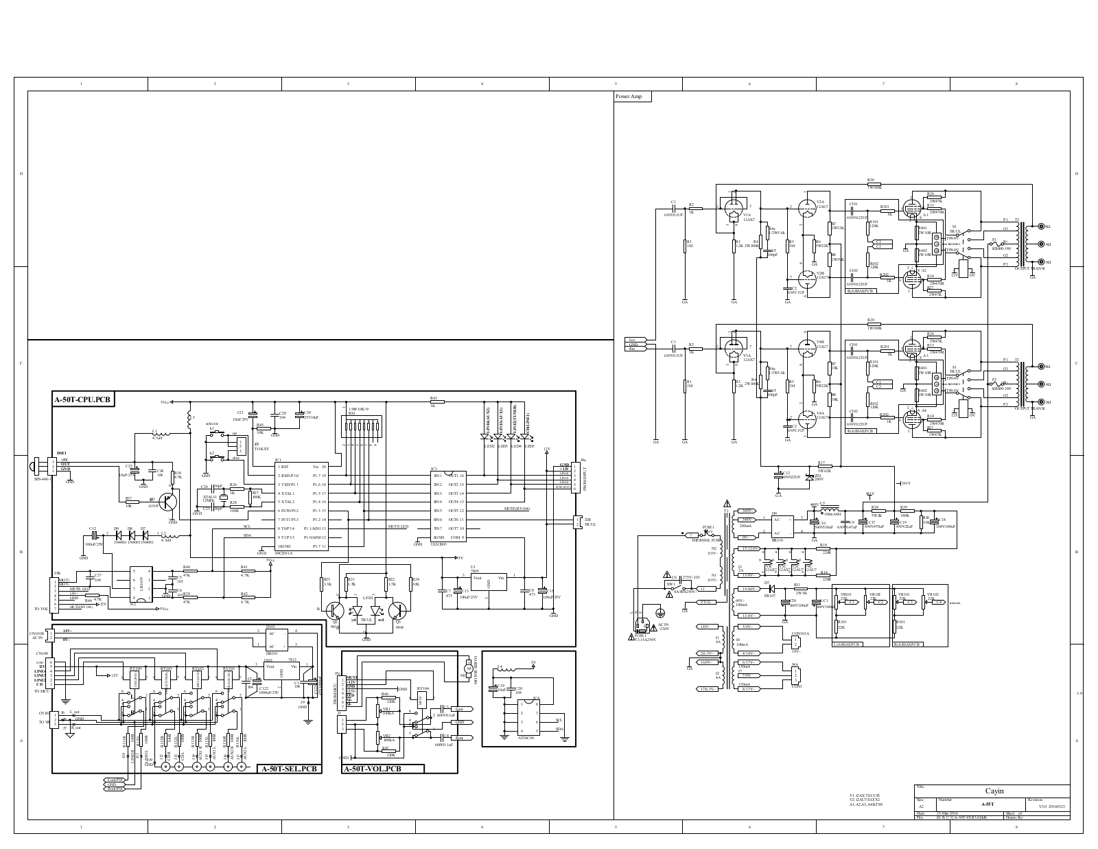 Cayin Cayin-A55 Schematic - ManualMachine.com