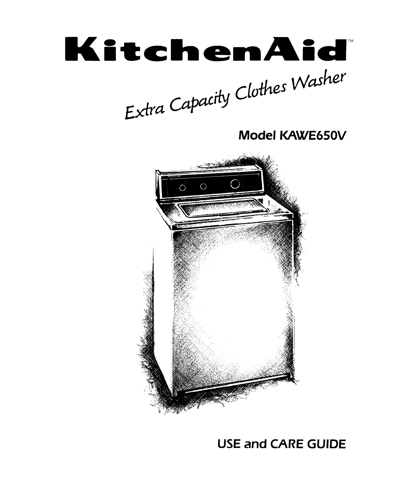 KitchenAid KAWE650V User Manual