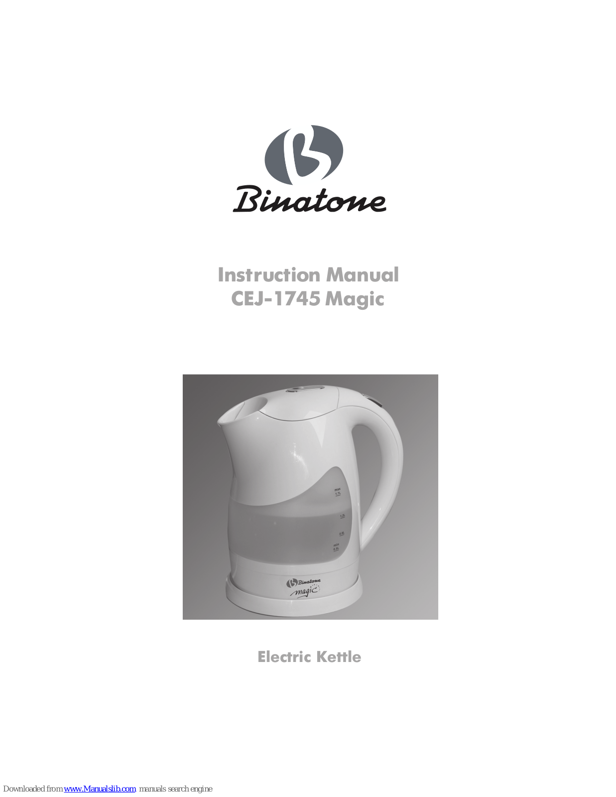Binatone CEJ-1745 Magic Instruction Manual