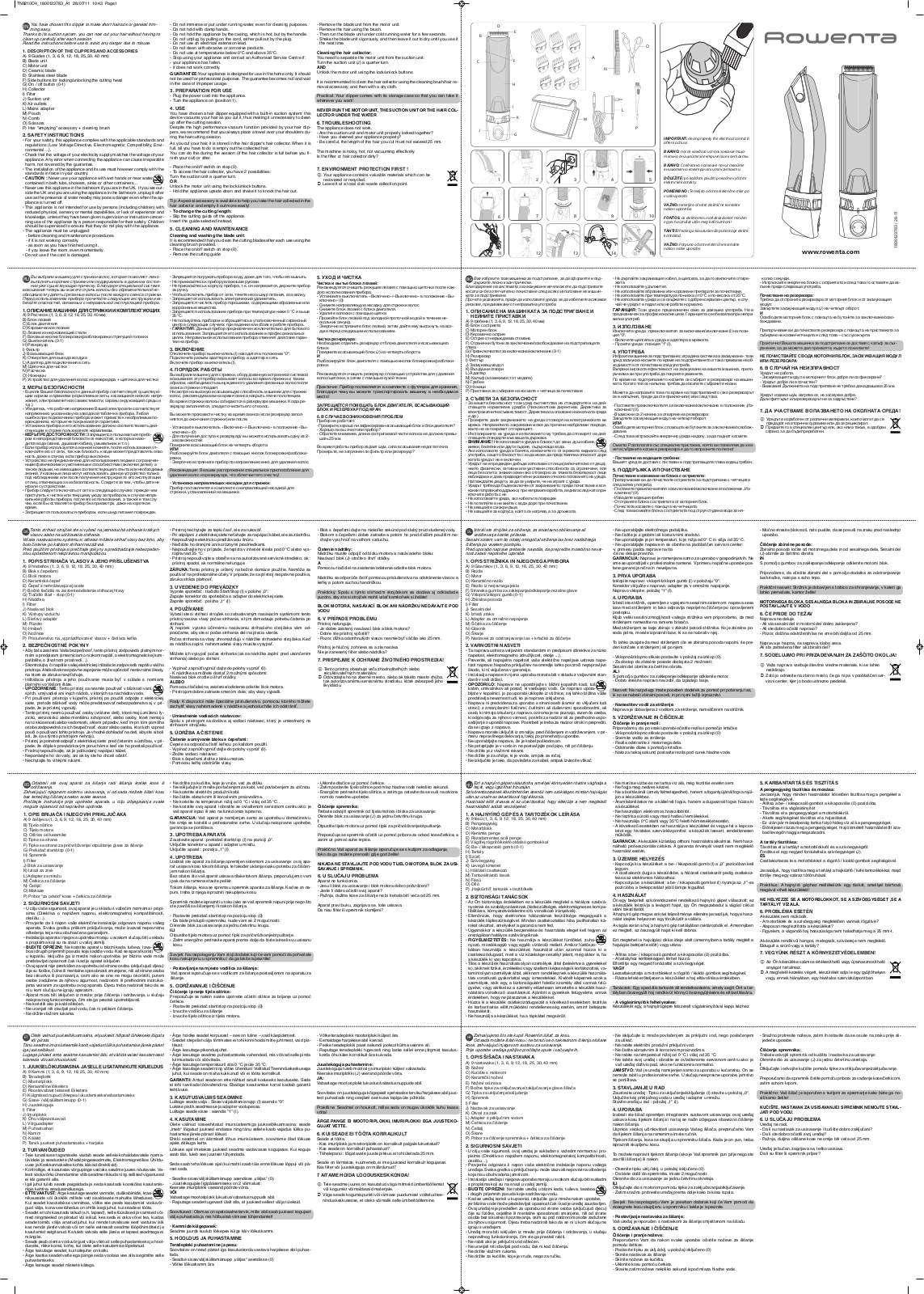 ROWENTA TN9210 User Manual