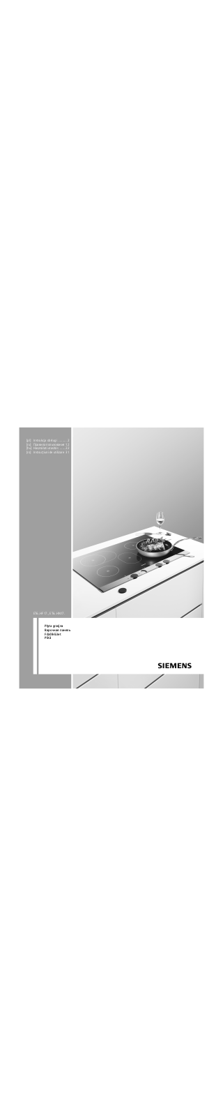 Siemens ET645HN17E User manual