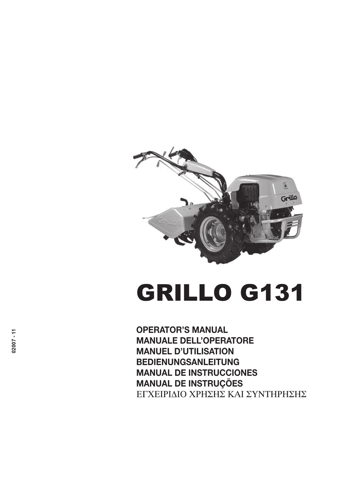 Grillo G 131 User Manual