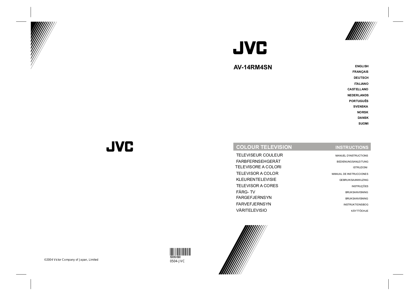 JVC AV-14RM4SN User Manual