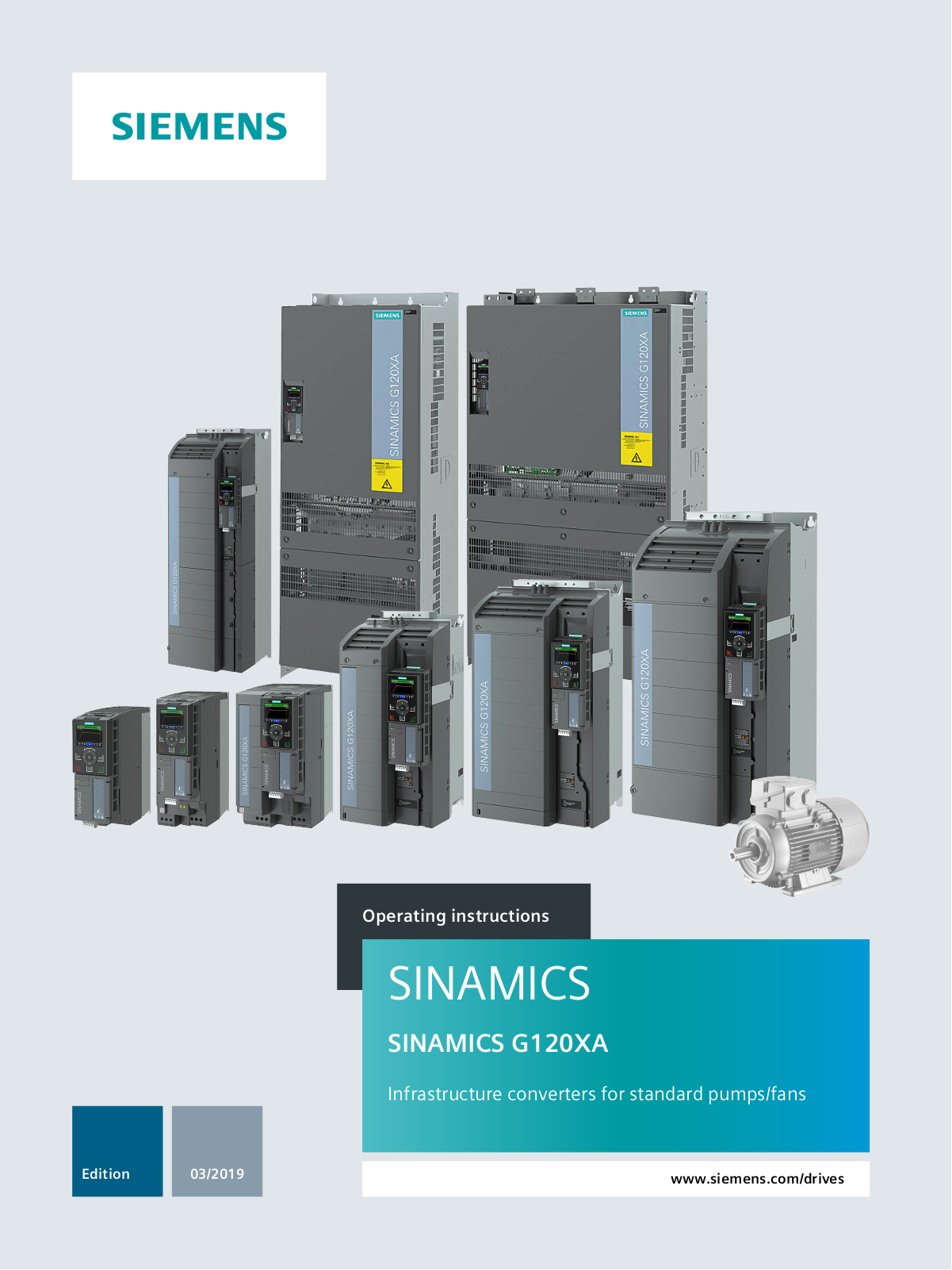 Siemens SINAMICS G120XA Operating Instructions Manual