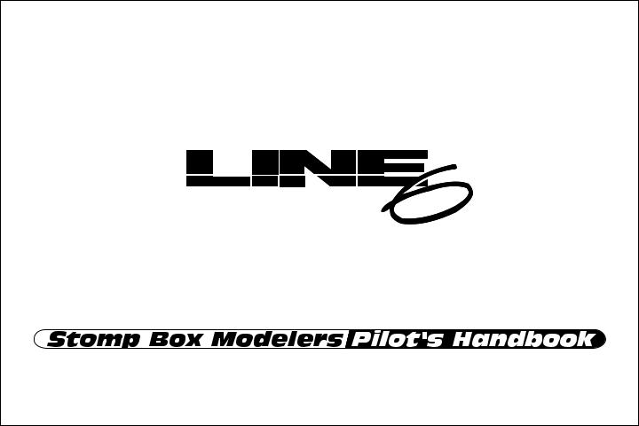 Line 6 MM4, FM4, DM4, DL4, AM4 User Manual
