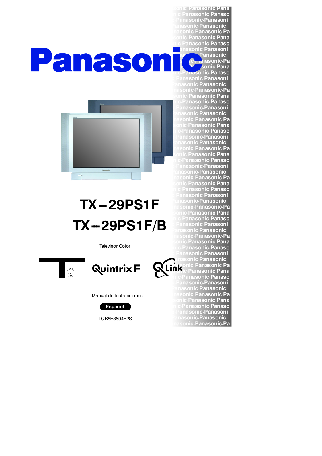 PANASONIC TX-29PS1F, TX-29PS1FB User Manual