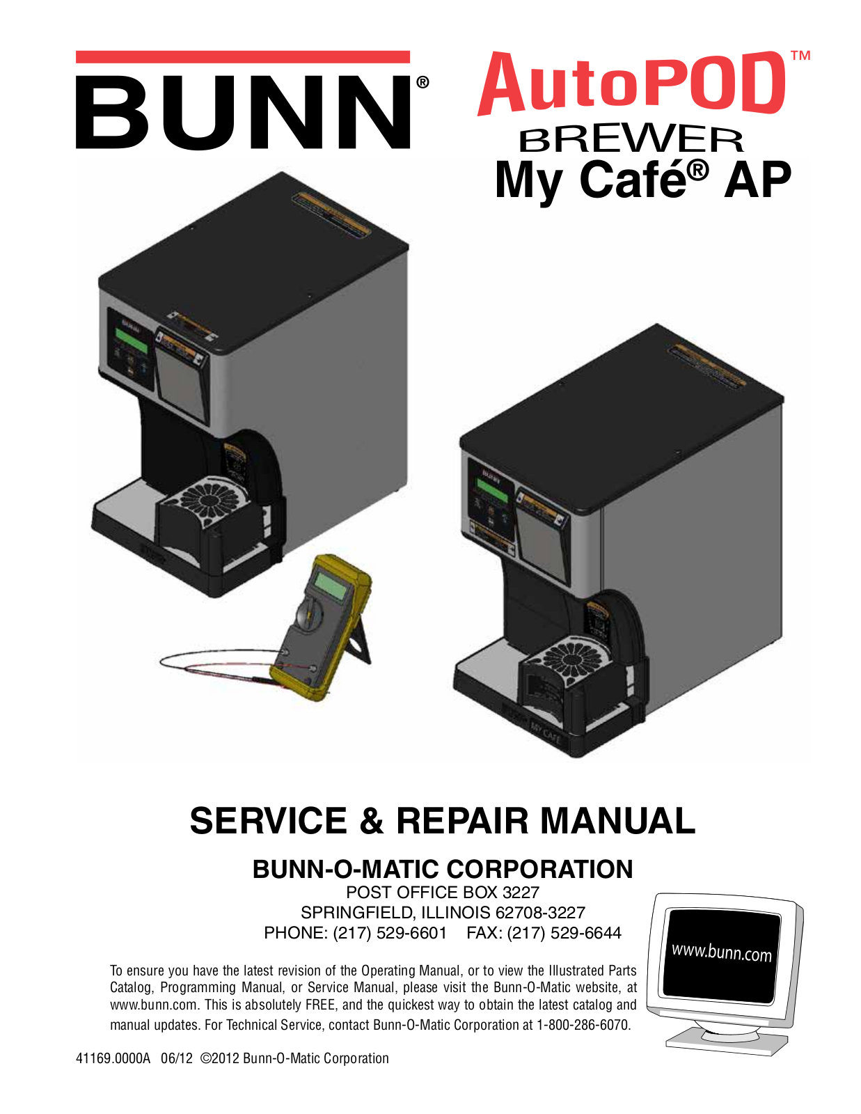 Bunn-O-Matic 423000000 User Manual