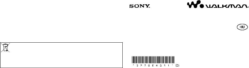 Sony NWZ-A818, NWZ-A816, NWZ-A815 User Manual