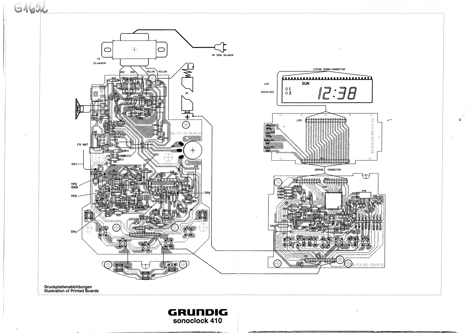 Grundig Sonoclock-410 Schematic