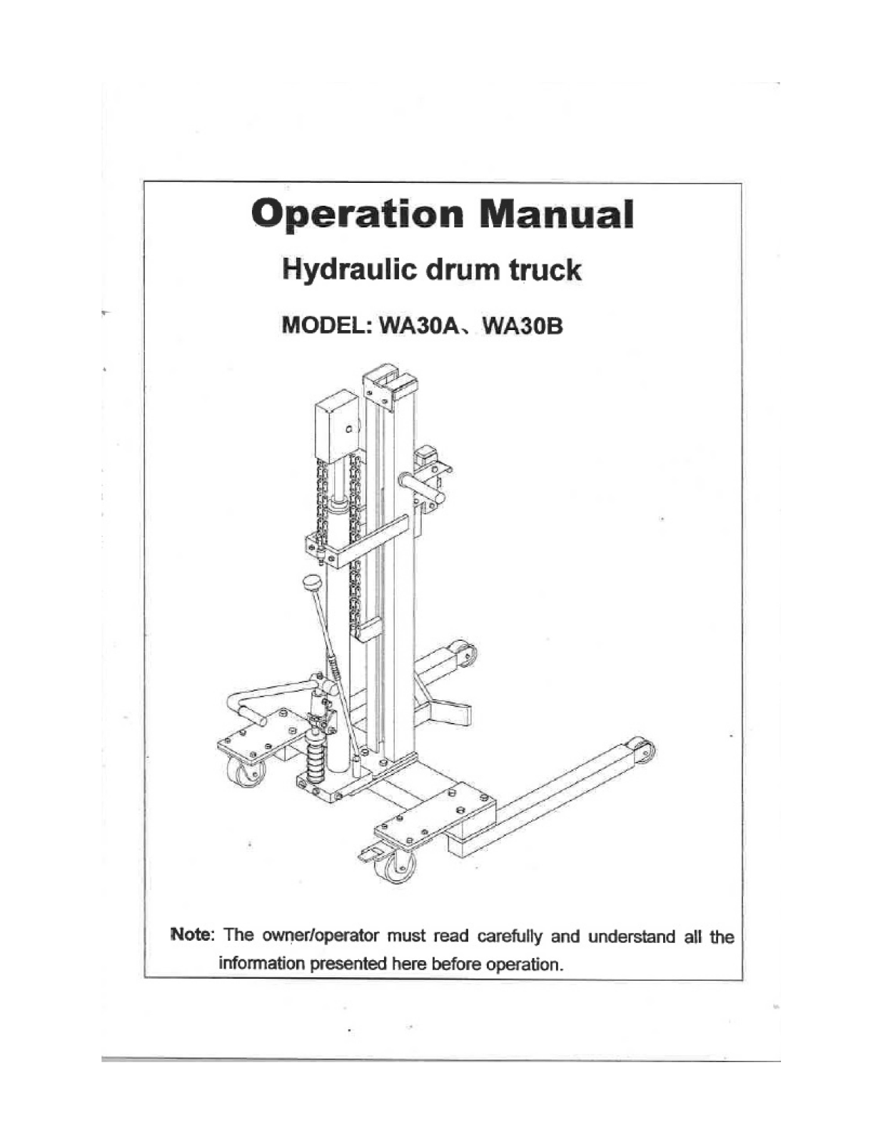 Vestil LPDT User Manual