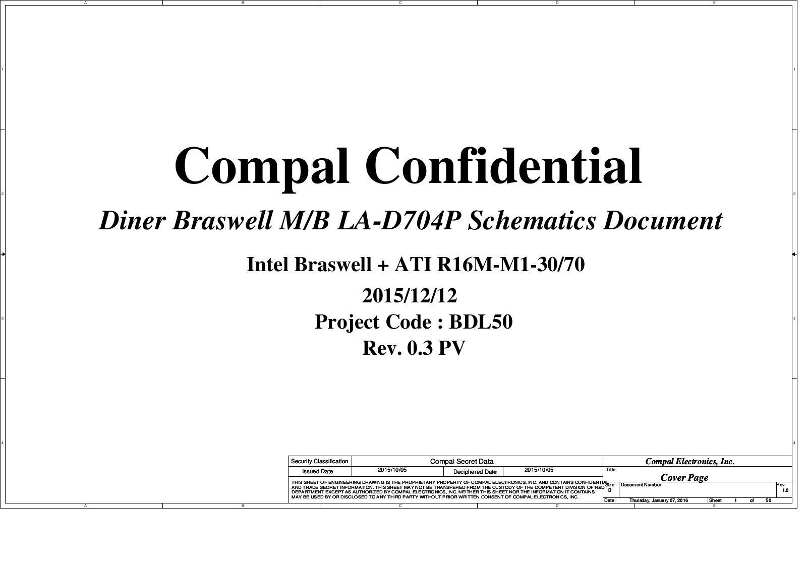 COMPAL 250 G5, LA-D704P Schematics