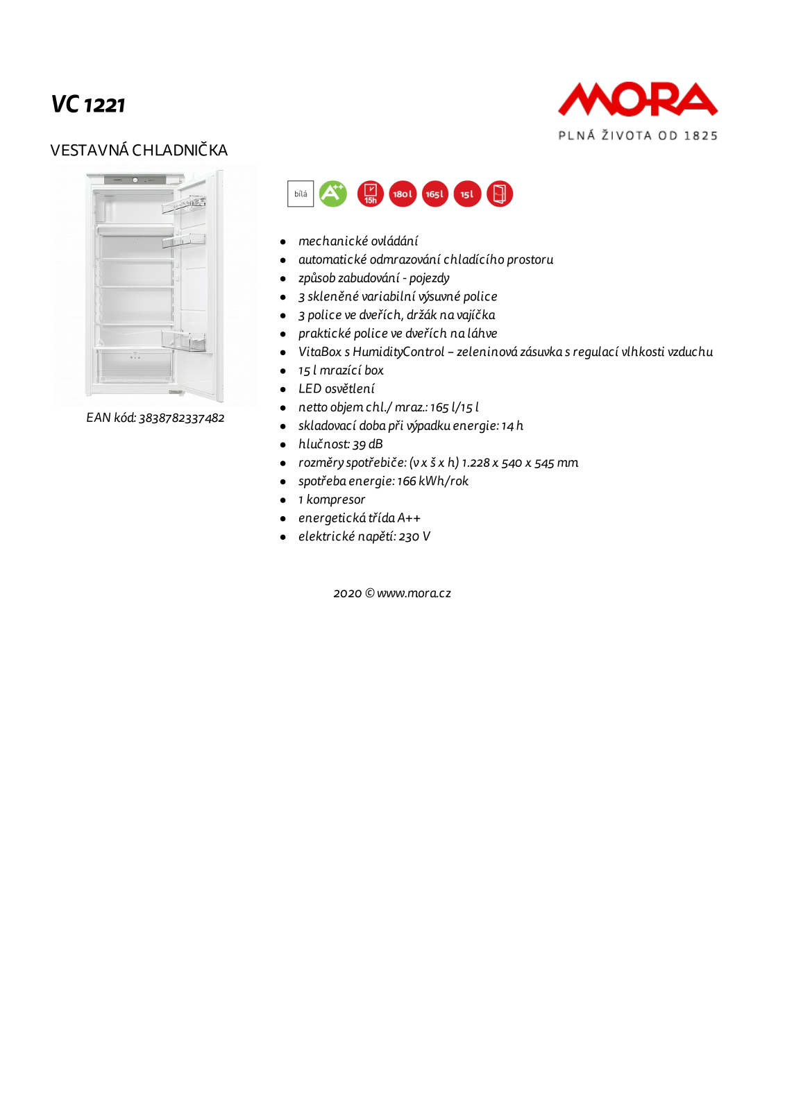 Mora VC1221 User Manual