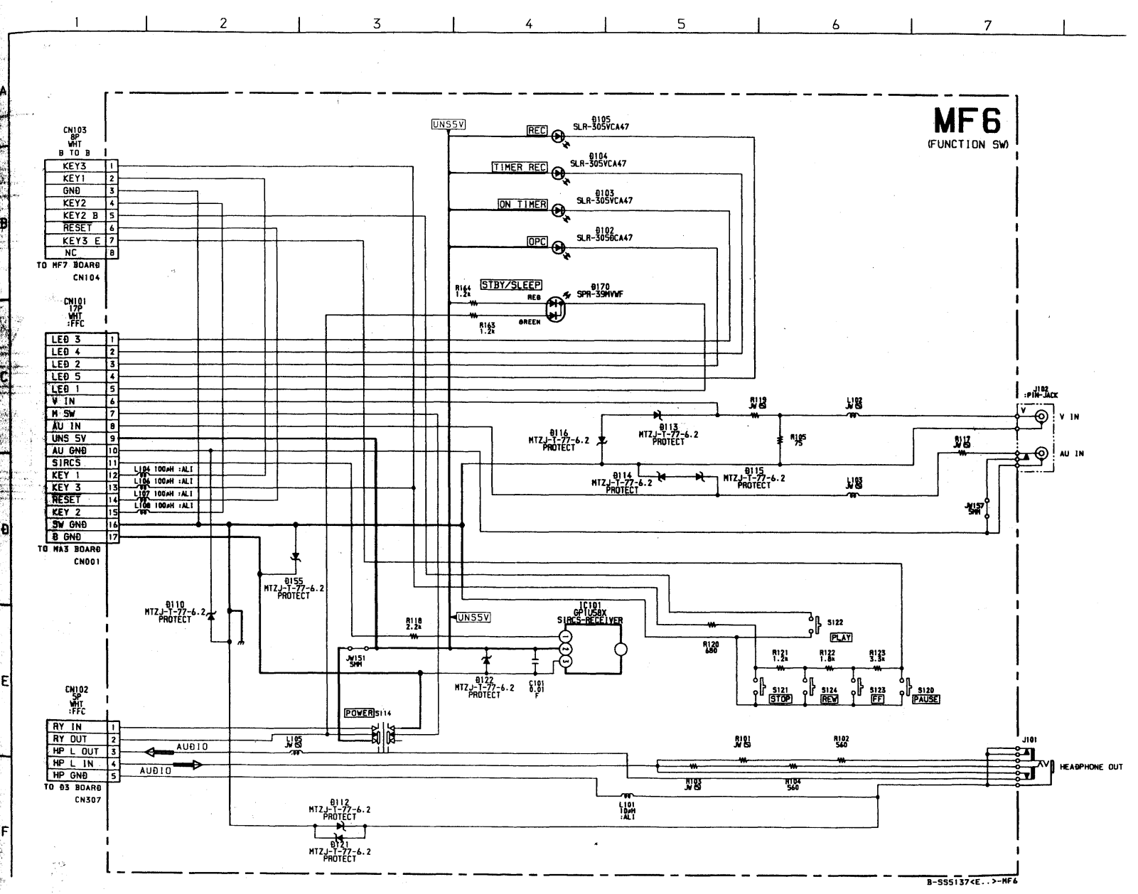 SONY KV 2120K Diagram