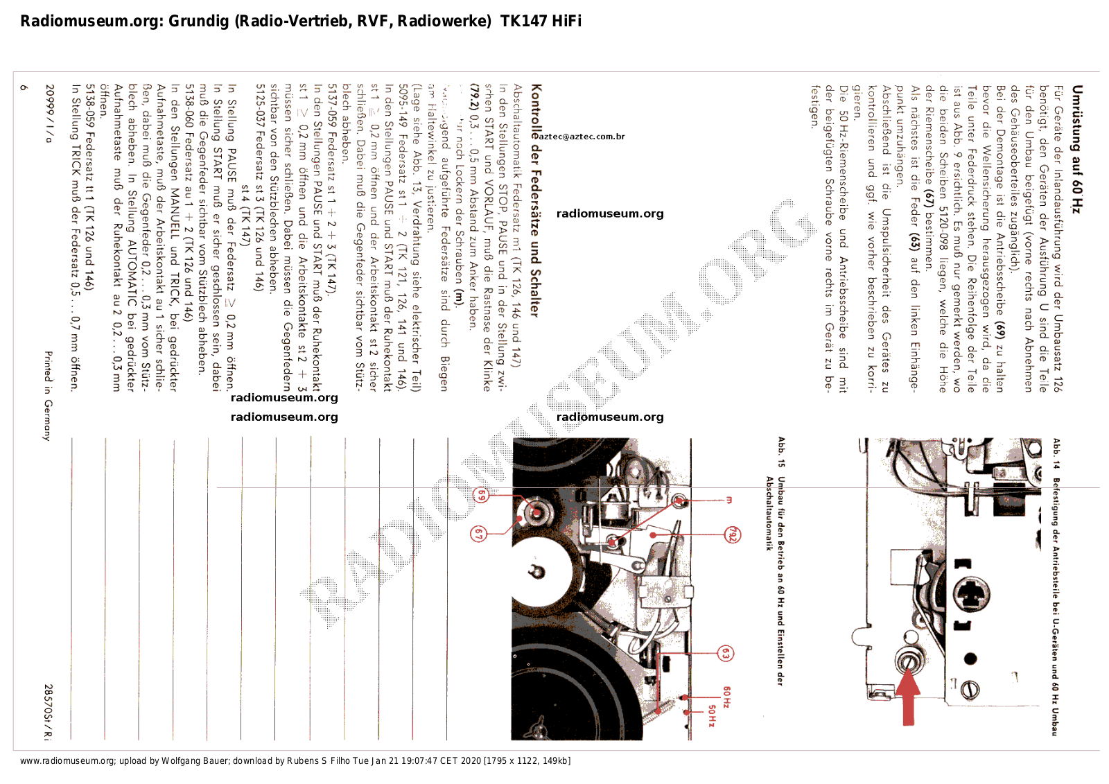 Grundig TK147 Schematics 09