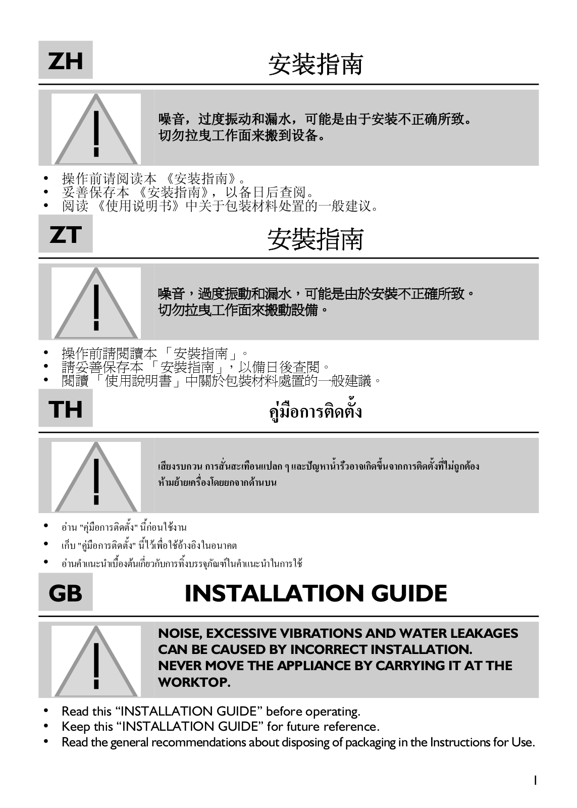 MAYTAG MWA0812W Installation guide