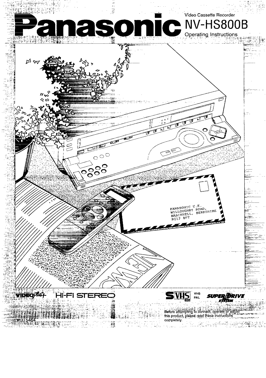 Panasonic NV-HS800B User Manual