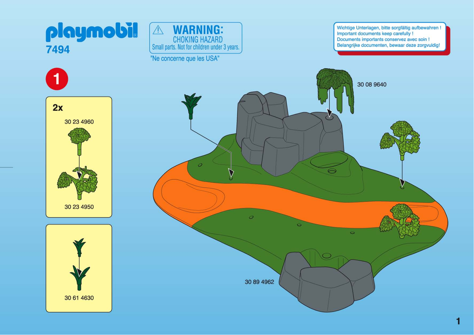 Playmobil 7494 Instructions