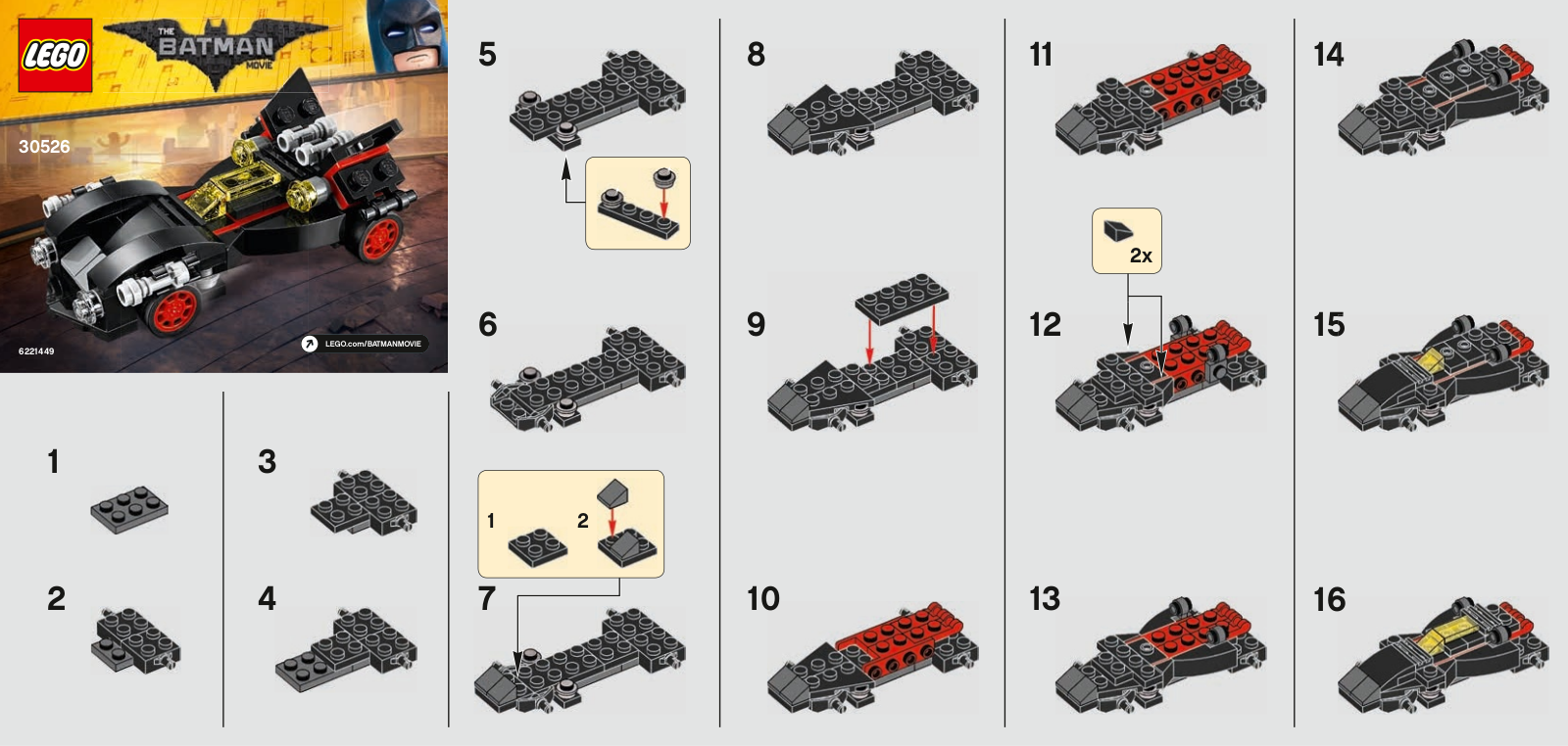 LEGO 30526 Operating Instructions