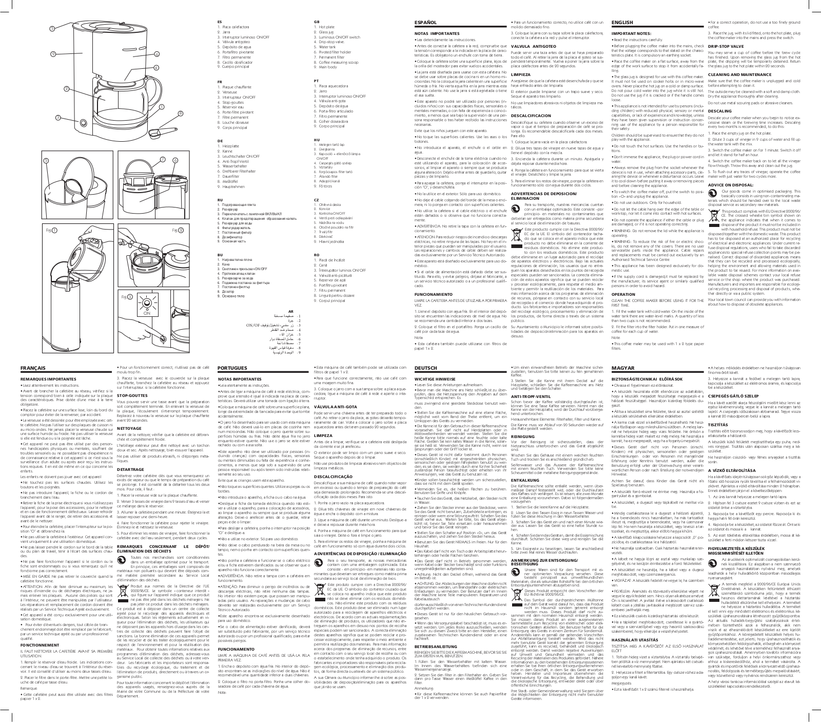 Ufesa CG7215 User Manual