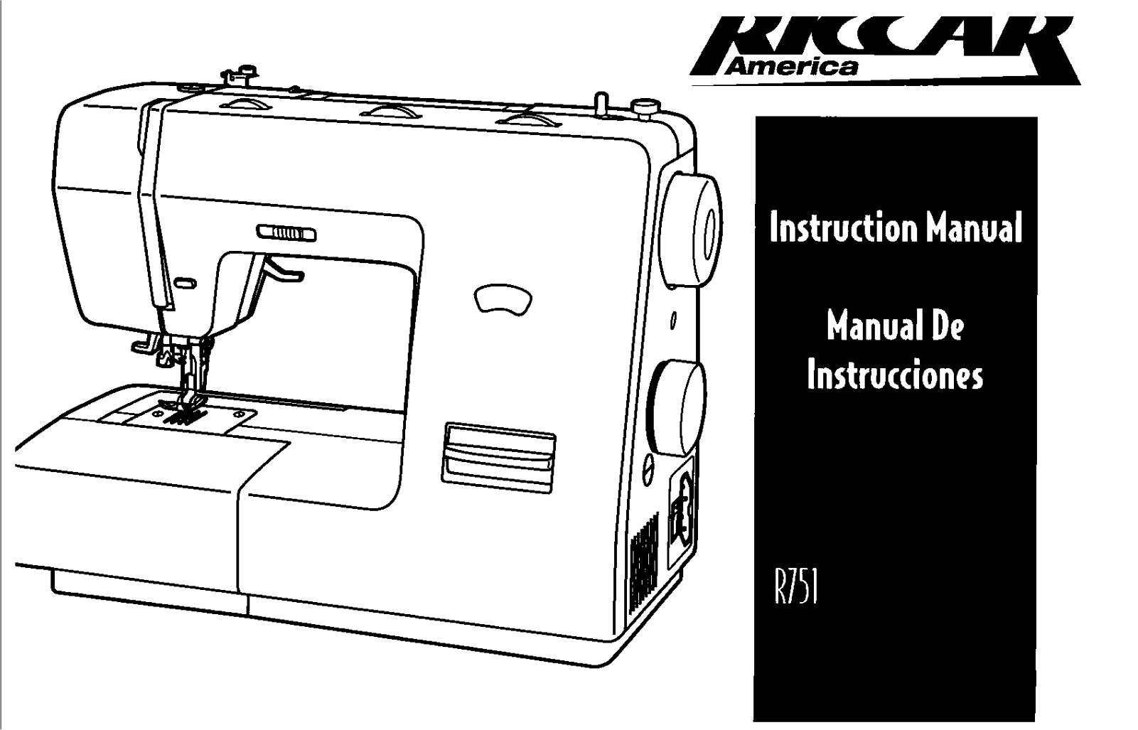 RICCAR R751 Instruction Manual