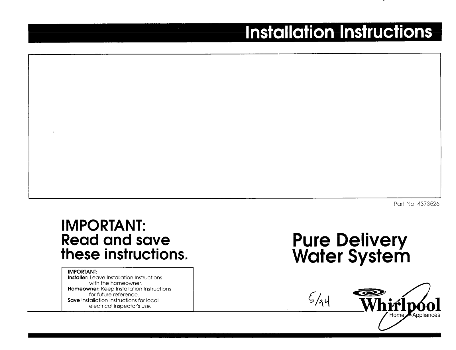 Whirlpool 4373526 User Manual - ManualMachine.com
