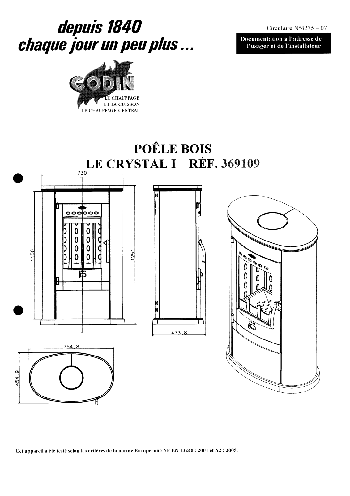GODIN 369109 User Manual - ManualMachine.com