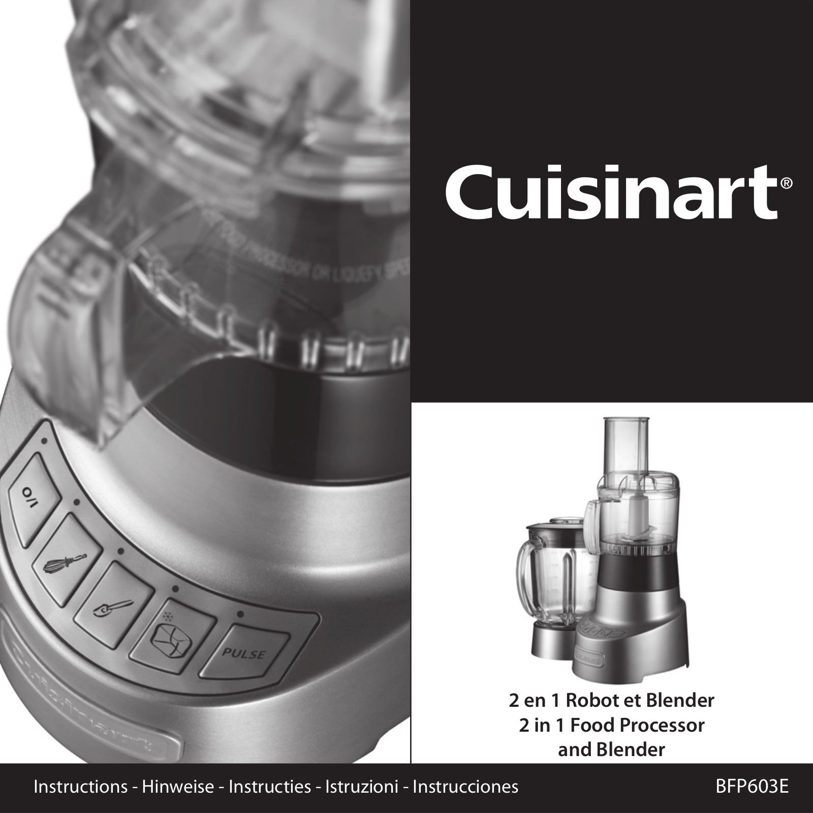 Cuisinart BFP603E User Manual