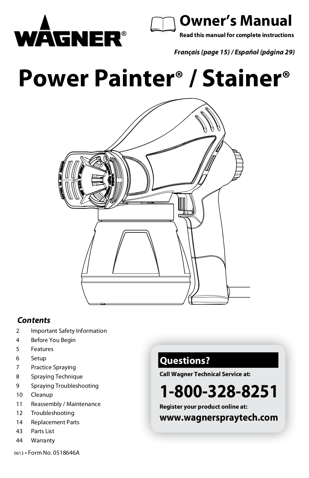 Wagner Power Painter User Manual