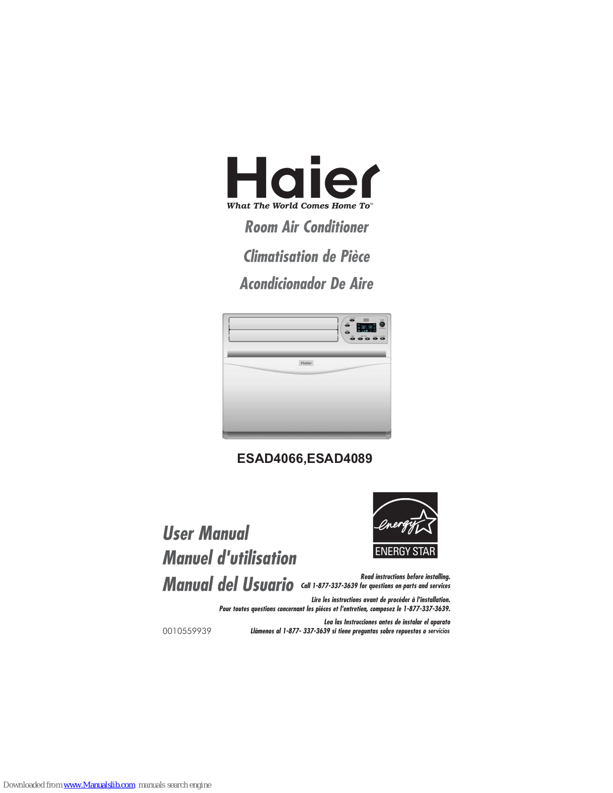 Haier ESAD4089 - annexe 2, ESAD4066 User Manual