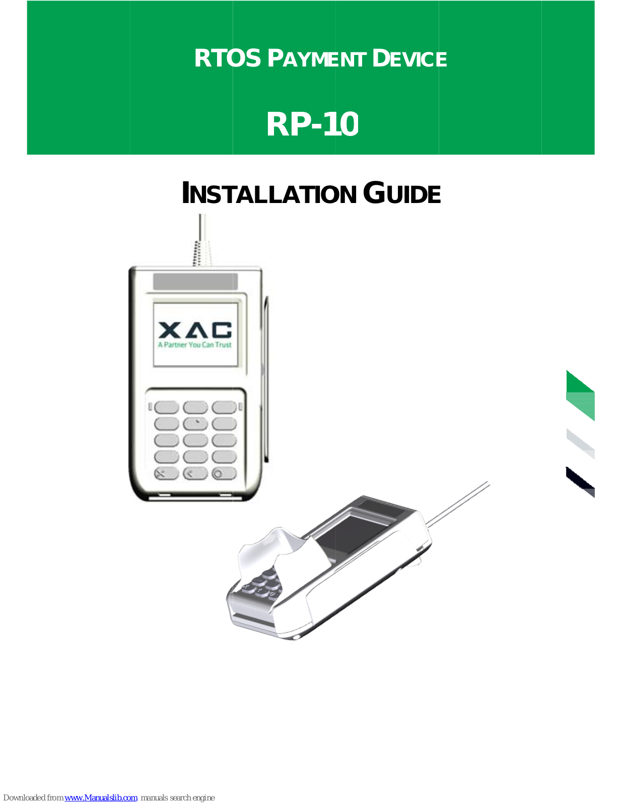 XAC RP-10 Installation Manuals