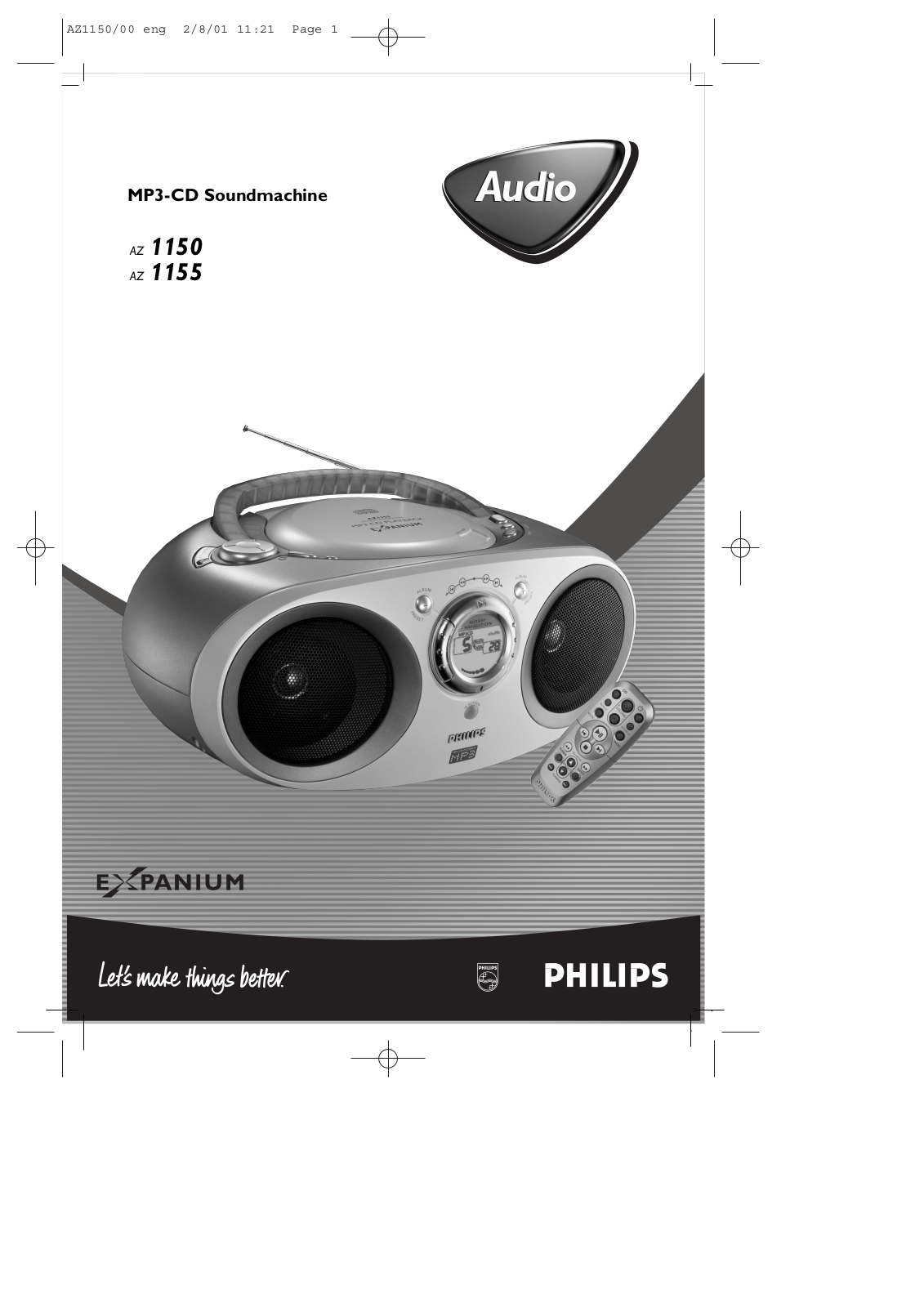 Philips AZ1155/00, AZ1150/00 User Manual