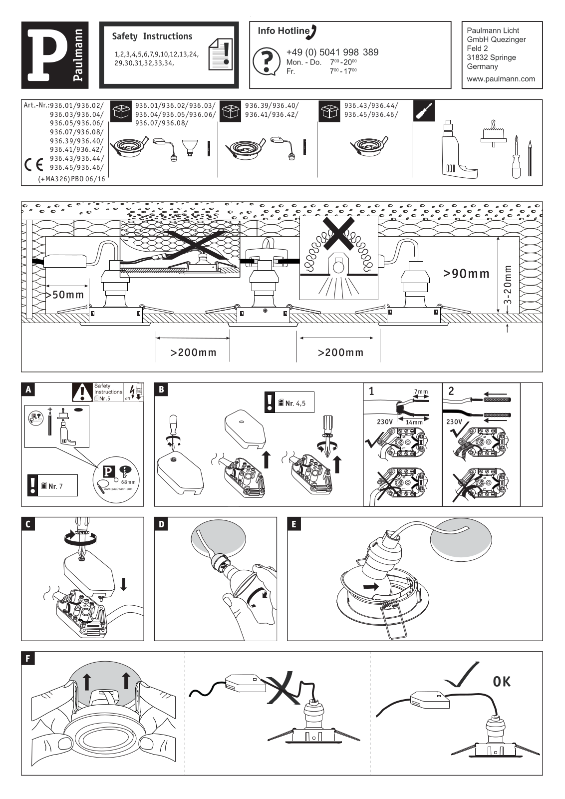 Paulmann 936.05 User Manual