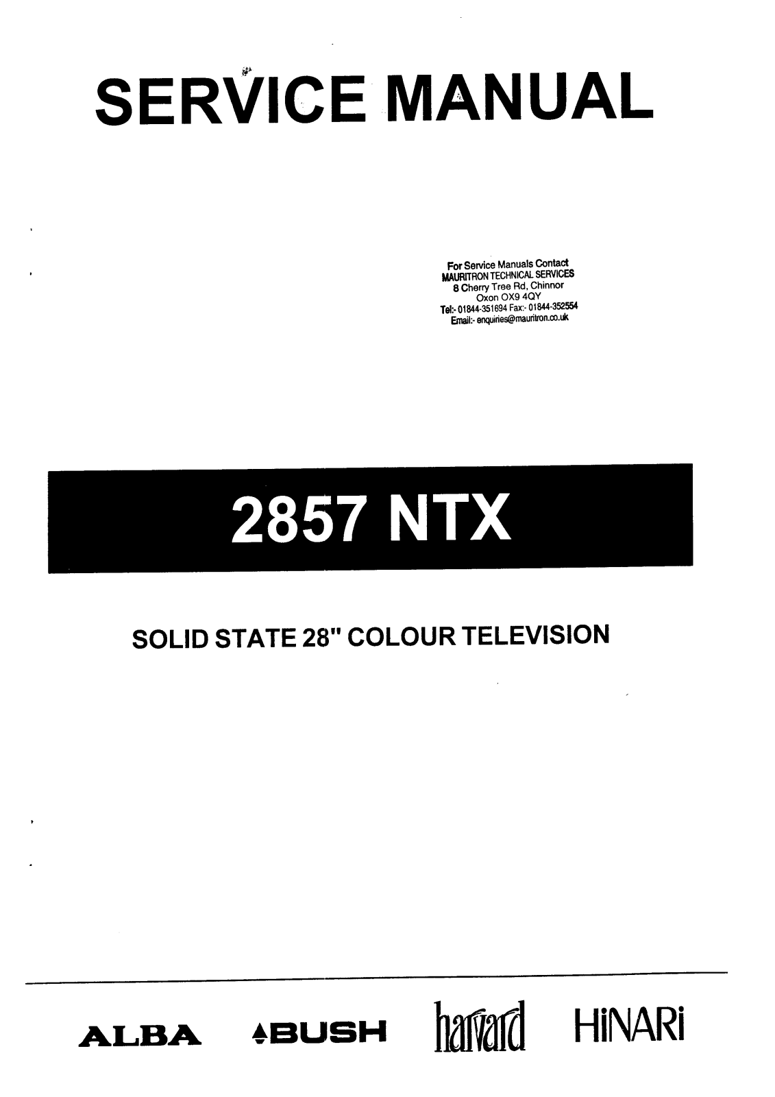 Bush 2857ntx schematic