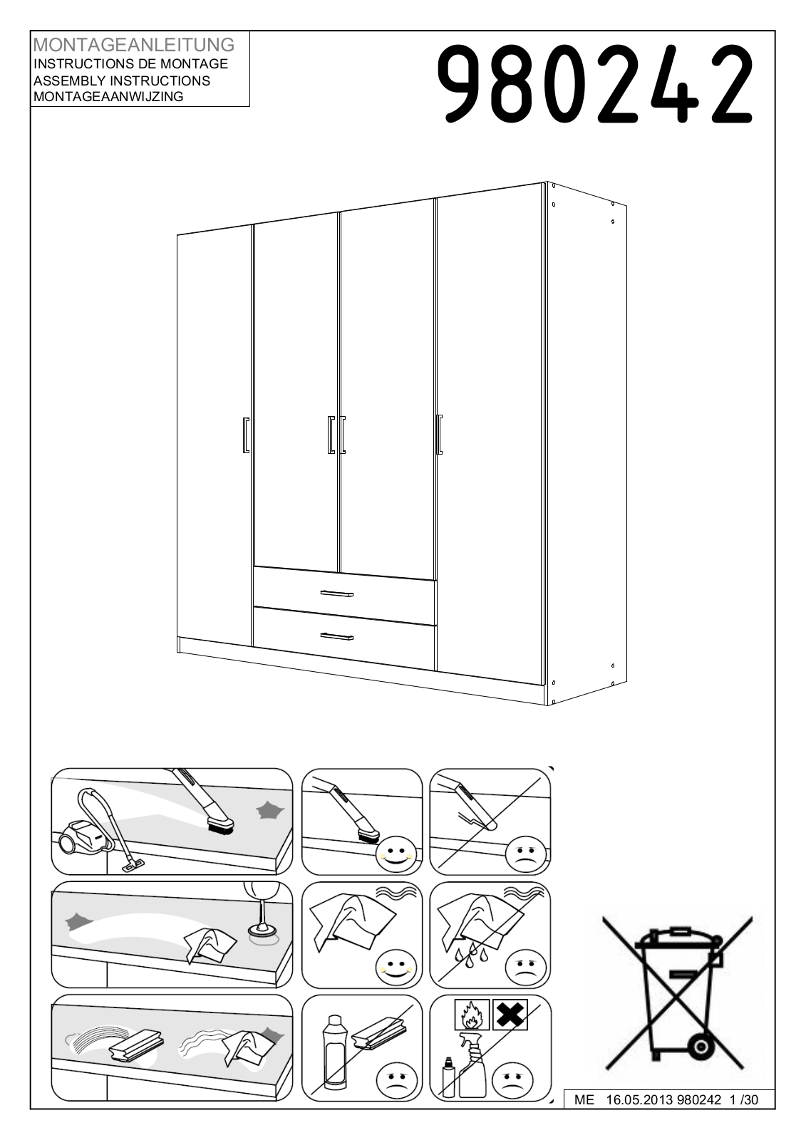 Wimex 980242 Assembly instructions