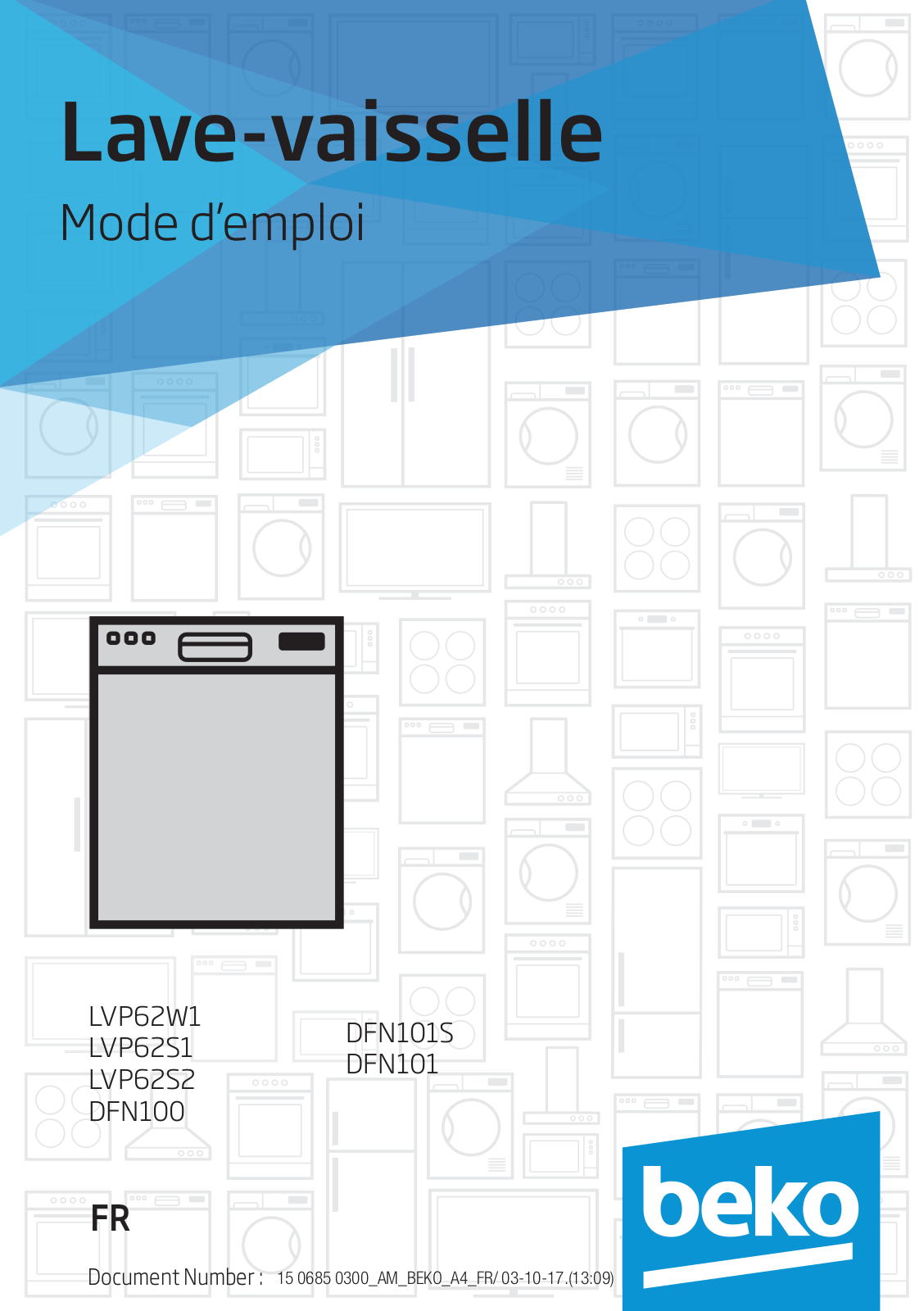 Beko LVP62S1, DFN100, DFN101S, DFN101 User manual