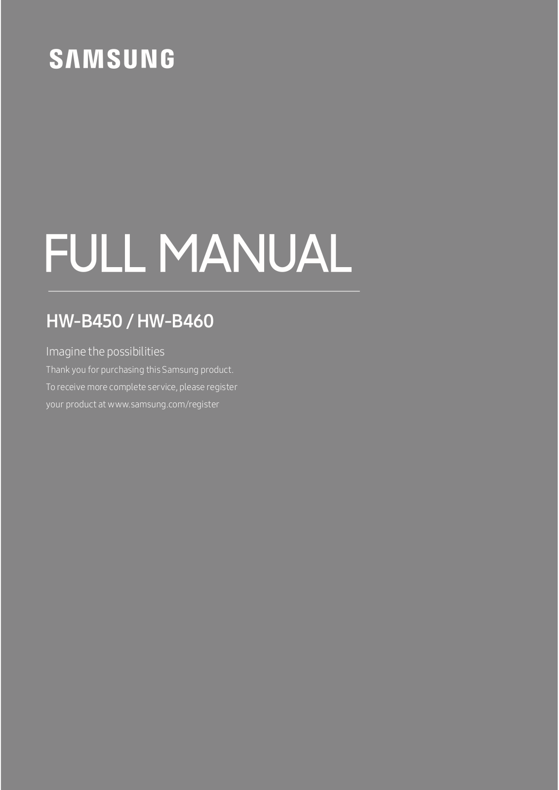 SAMSUNG HW-B450 User guide - ManualMachine.com