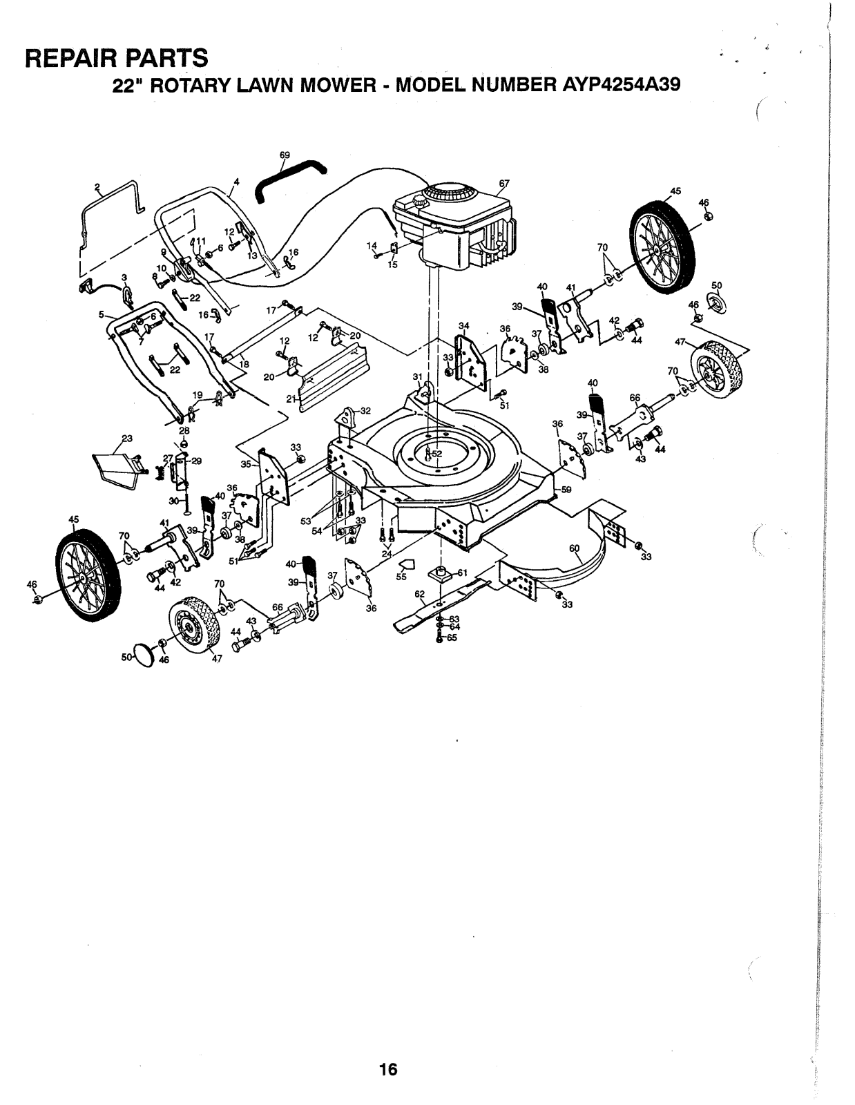 AYP AYP4254A39 User Manual