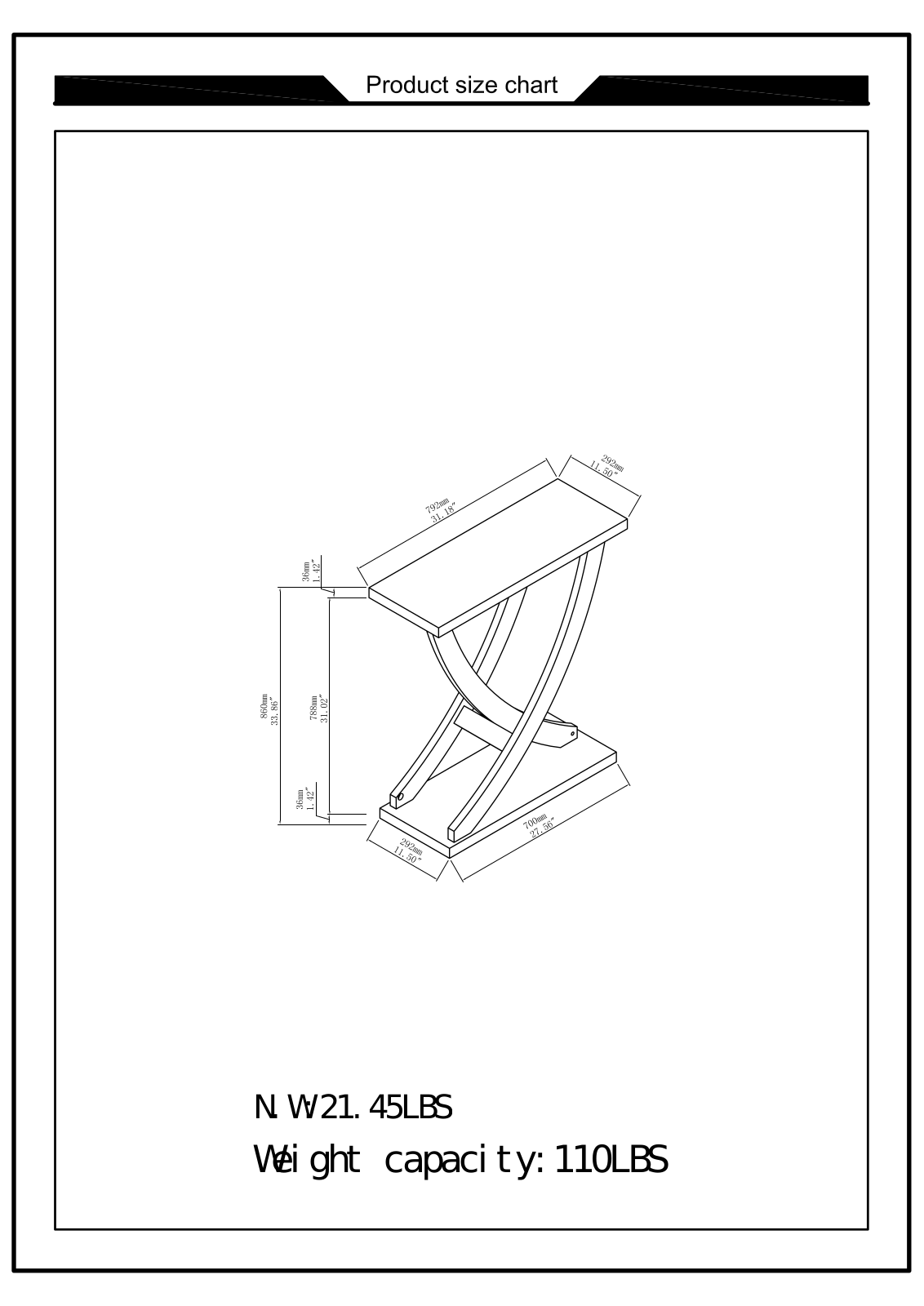 Winston Porter EBND6112 Dimensions - ManualMachine.com
