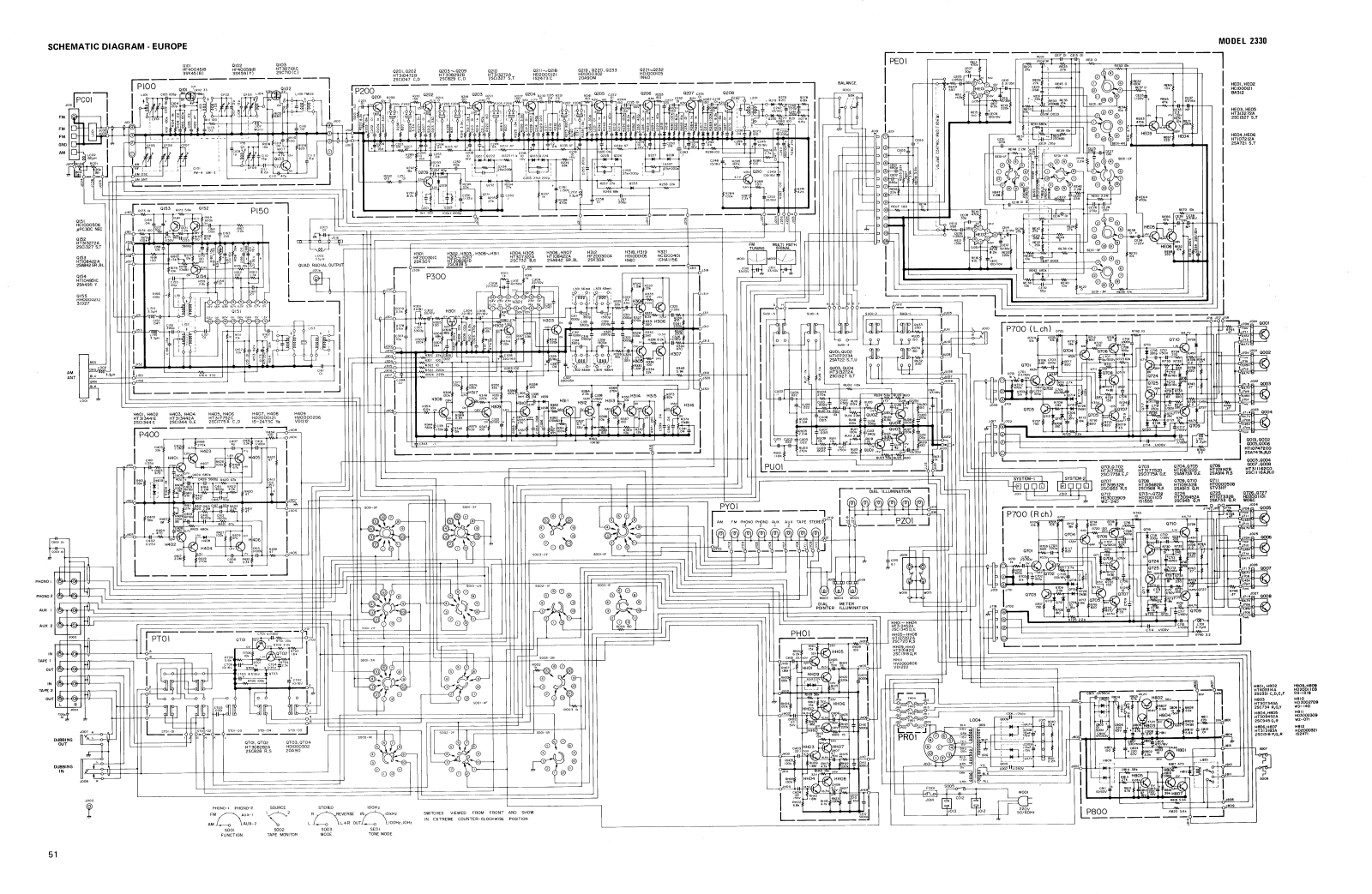 Marantz 2330-Euro Schematic