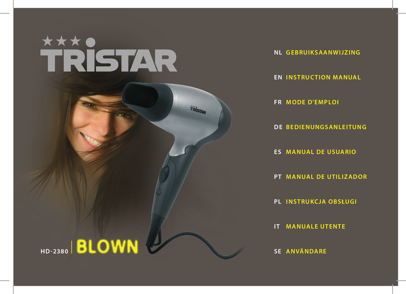 Tristar HD-2380 User Manual