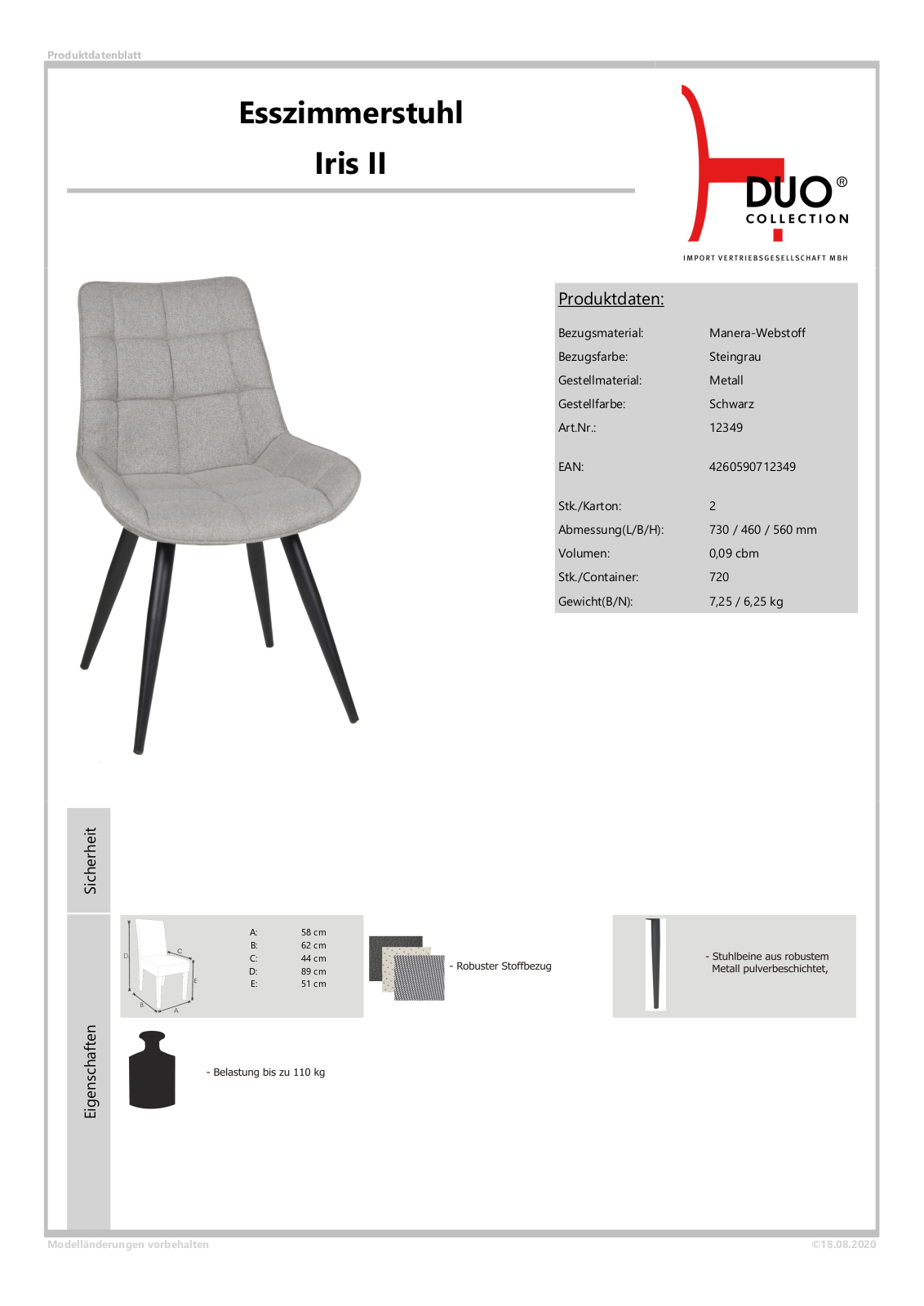 Duo Collection Iris Assembly instructions