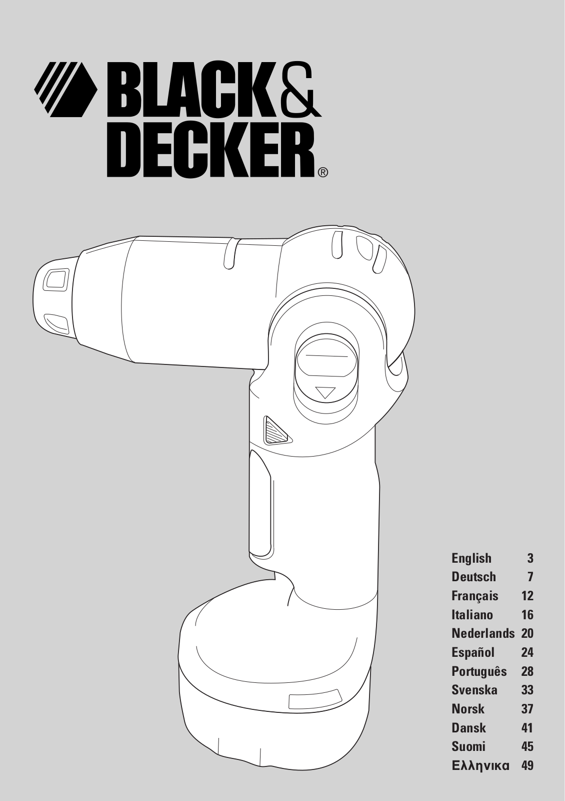 Black & Decker Hp9096 Instruction Manual