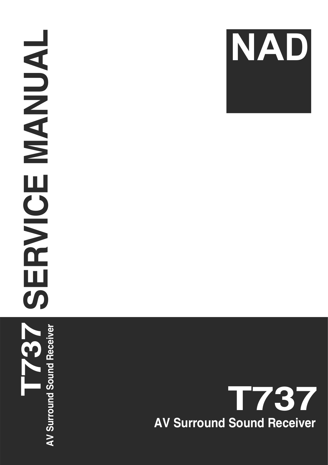 Nad T-737 Service Manual