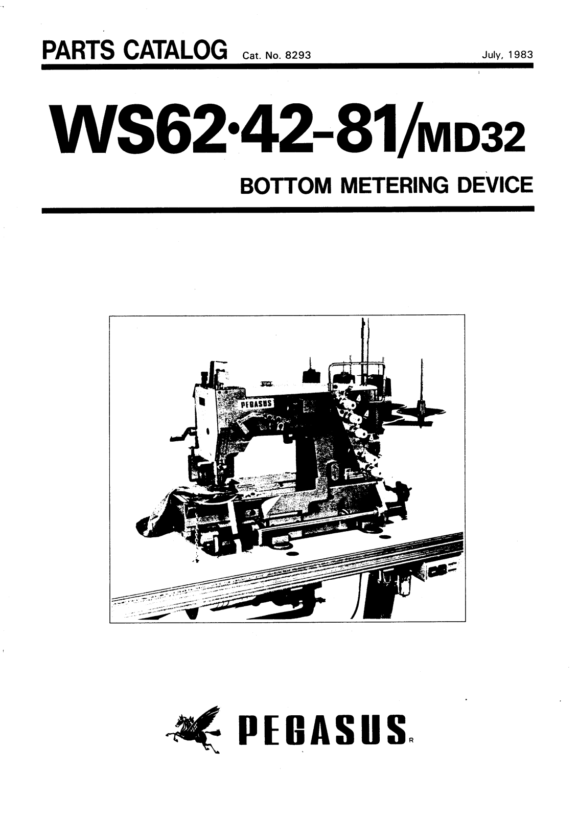 Pegasus WS62-42-81/MD32 Parts List